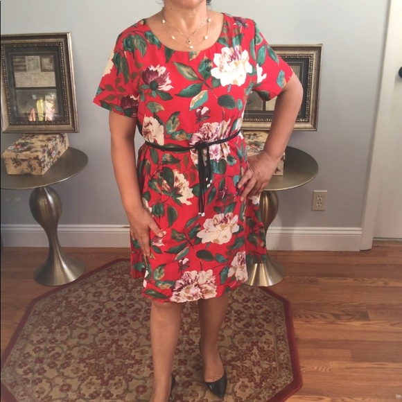 NWOT  Cotton MIDI Dress loose and breathable Linen - Picture 13 of 16